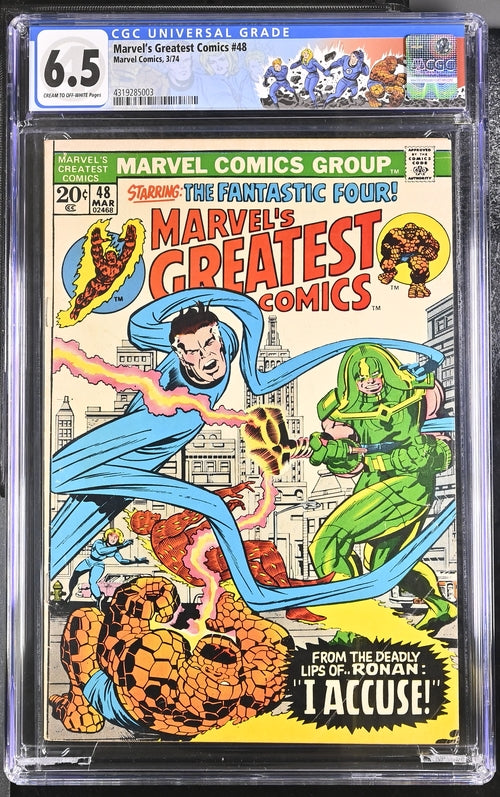 Marvel's Greatest Comics #48 CGC 6.5 - Marvel Comics 3/74