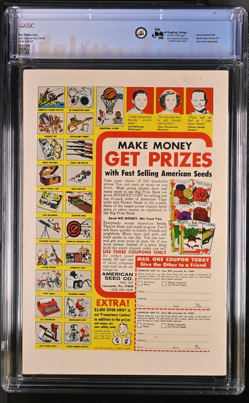 Captain Marvel #1 CGC 5 - Marvel Comics 5/68