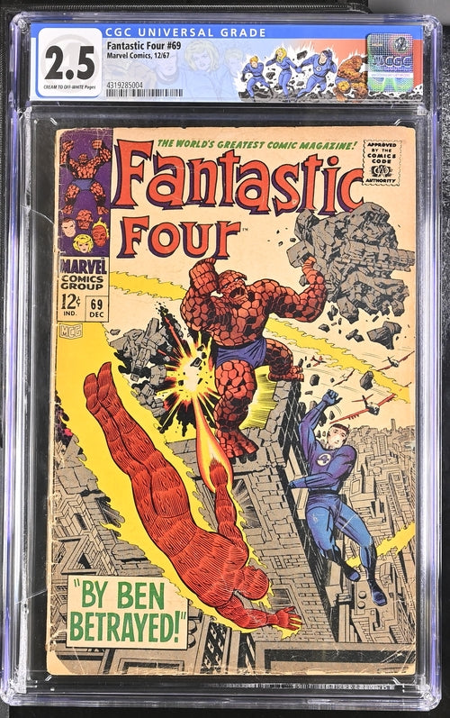 Fantastic Four #69 CGC 2.5 - Marvel Comics 12/67