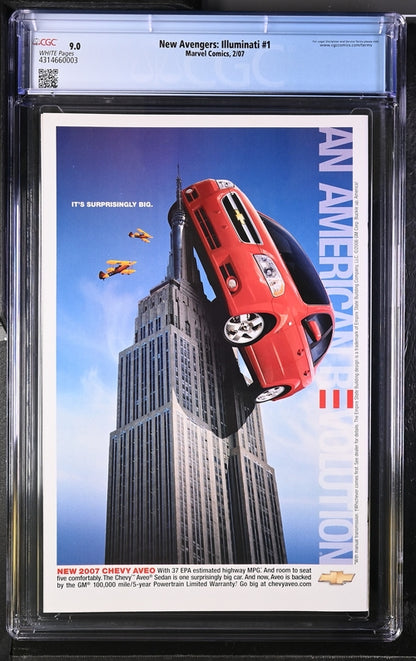 New Avengers: Illuminati #1 CGC 9.0 - Marvel Comics 2/07