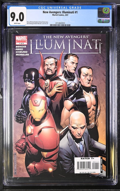 New Avengers: Illuminati #1 CGC 9.0 - Marvel Comics 2/07