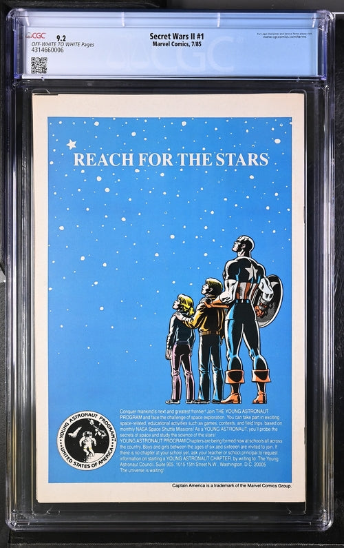 Secret Wars II #1 CGC 9.2 - Marvel Comics 7/85