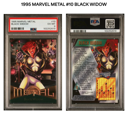 Black Widow PSA 6 - 1995 Marvel Metal