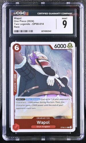 Wapol CGC 9 - 2024 Two Legends OP08