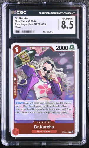 Dr. Kureha CGC 8.5 - 2024 Two Legends OP08