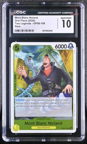 Mont Blanc Noland  CGC 10 - 2024 Two Legends OP08