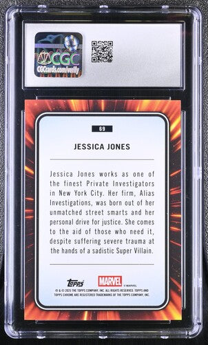 Jessica Jones CGC 10 - 2025 TOPPS CHROME MARVEL