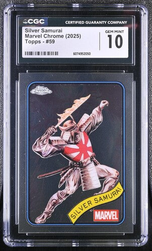 Silver Samurai CGC 10 - 2025 TOPPS CHROME MARVEL