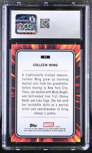 Colleen Wing CGC 8.5 - 2025 TOPPS CHROME MARVEL