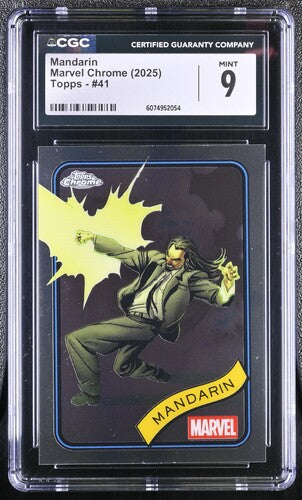 Mandarin CGC 9 - 2025 TOPPS CHROME MARVEL