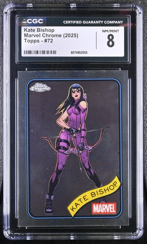 Kate Bishop CGC 8 - 2025 TOPPS CHROME MARVEL