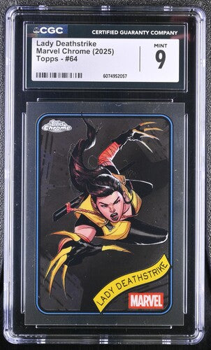 Lady Deathstrike CGC 9 - 2025 TOPPS CHROME MARVEL