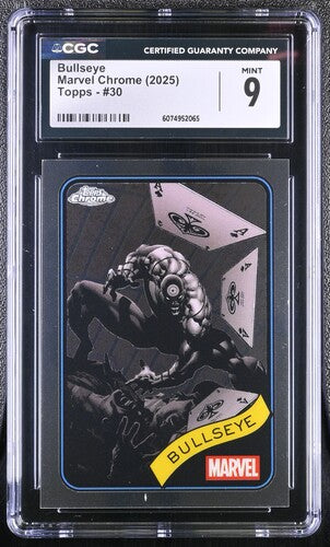 Bullseye CGC 9 - 2025 TOPPS CHROME MARVEL