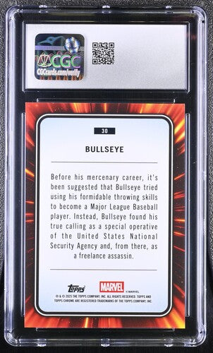 Bullseye CGC 9 - 2025 TOPPS CHROME MARVEL