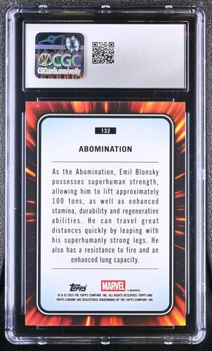 Abomination CGC 8.5 - 2025 TOPPS CHROME MARVEL