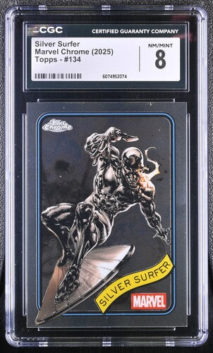 Silver Surfer CGC 8 - 2025 TOPPS CHROME MARVEL
