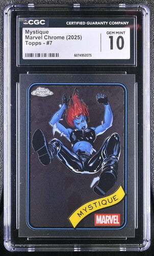 Mystique CGC 10 - 2025 TOPPS CHROME MARVEL