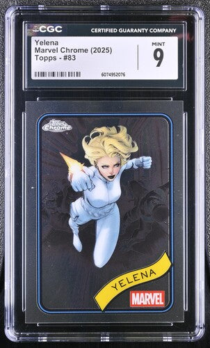 Yelena CGC 10 - 2025 TOPPS CHROME MARVEL