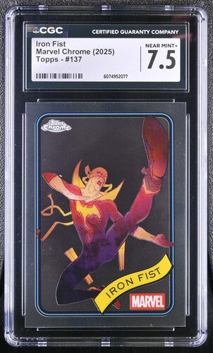 Iron Fist CGC 7.5 - 2025 TOPPS CHROME MARVEL