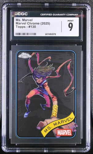 Ms. Marvel CGC 9 - 2025 TOPPS CHROME MARVEL