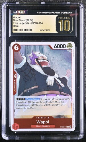 Wapol  CGC PRISTINE 10 - 2024 Two Legends OP08