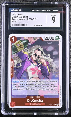 Dr. Kureha CGC 9 - 2024 Two Legends OP08