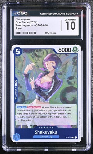 Shakuyaku CGC 10 - 2024 Two Legends OP08