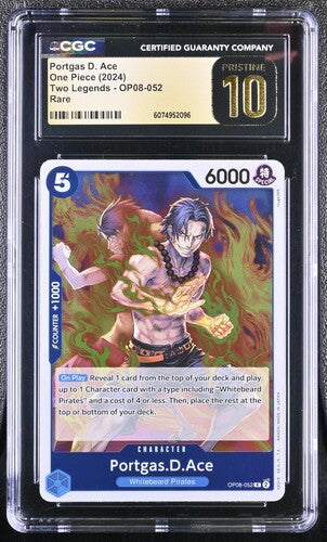 Portgas D. Ace CGC PRISTINE 10 - 2024 Two Legends OP08