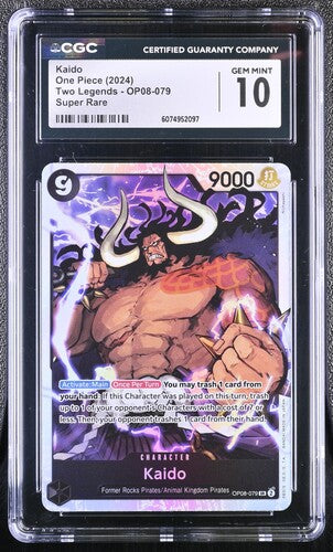 Kaido CGC 10 - 2024 Two Legends OP08