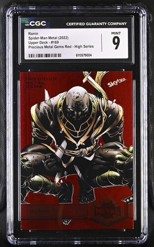 Marvel English Ronin 169 2022 Spider-Man Metal Precious Metal Gems Red High Series