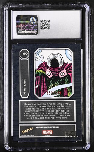 Marvel English Mysterio 160 2022 Spider-Man Metal Precious Metal Gems Red High Series