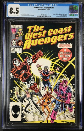 West Coast Avengers #1 CGC 8.5 - Marvel Comics 10/85