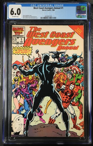 West Coast Avengers Annual #1 CGC 6.0 - Marvel Comics 1986