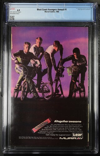 West Coast Avengers Annual #1 CGC 6.0 - Marvel Comics 1986