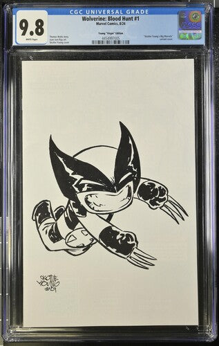 Wolverine: Blood Hunt #1 Young Sketch Cover CGC 9.8 - Marvel Comics 8/24