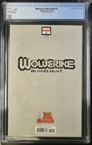 Wolverine: Blood Hunt #1 Young Sketch Cover CGC 9.8 - Marvel Comics 8/24