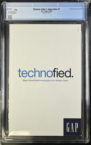 Batman: Joker's Apprentice #1 Newsstand Edition CGC 9.2 - DC Comics 5/99