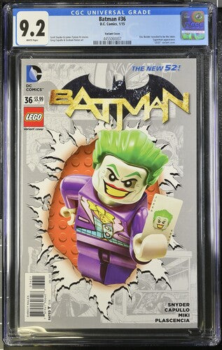 Batman #36 Variant Cover CGC 9.2 - DC Comics 1/15