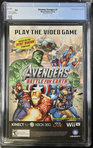 Uncanny Avengers #1 Texeira Variant Cover CGC 9.4 - Marvel Comics 12/12