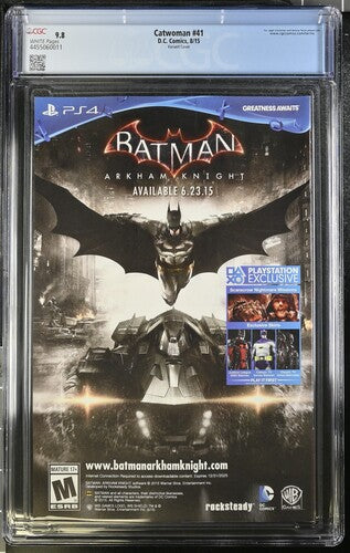 Catwoman #41 Variant Cover CGC 9.8 - DC Comics 8/15