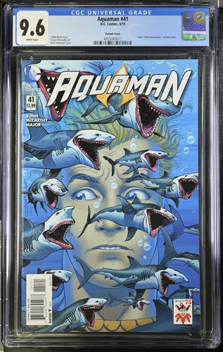 Aquaman #41 Variant Cover CGC 9.6 - DC Comics 8/15