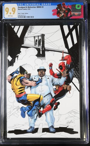 Deadpool & Wolverine: WWIII Marvel Comic CGC 9.9