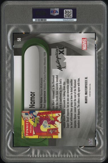 2024 SKYBOX MARVEL MASTERPIECES XL #58 NAMOR