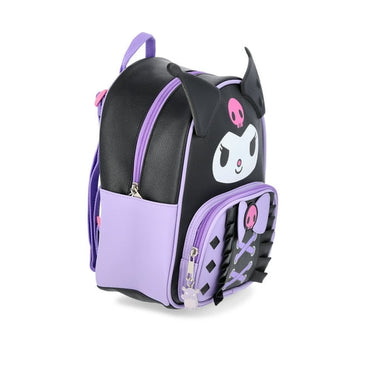 Kuromi Too Sweet Faux Leather Mini Backpack, 10.5", Purple