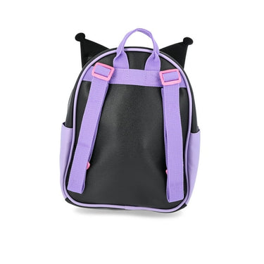 Kuromi Too Sweet Faux Leather Mini Backpack, 10.5", Purple