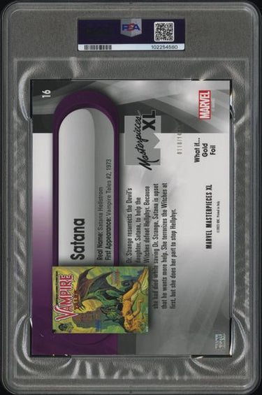 2024 SKYBOX MARVEL MASTERPIECES XL #16 SATANA WHAT IF-GOLD FOIL